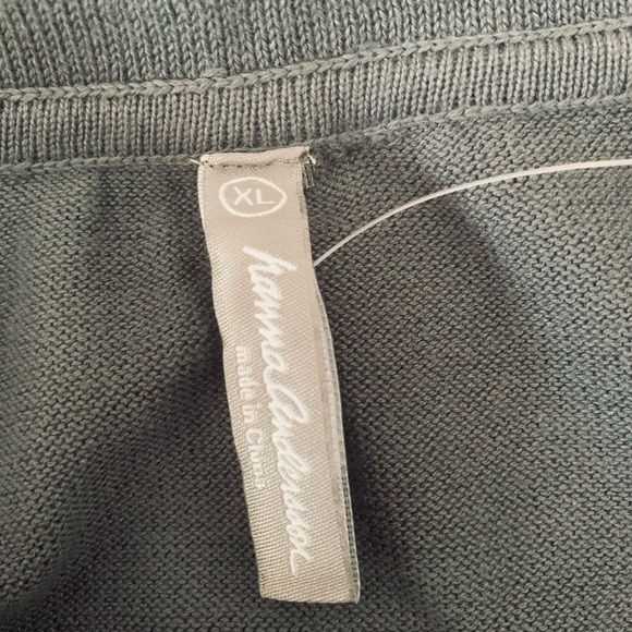 NWT Hanna Andersson Cowl Neck Sweater Midi Dress Women Size XL Gray Cozy - Picture 9 of 11